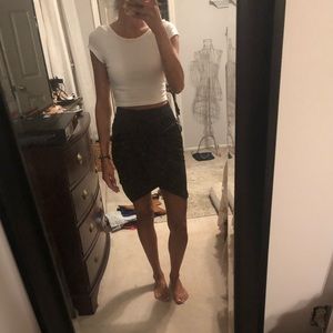 Black skirt